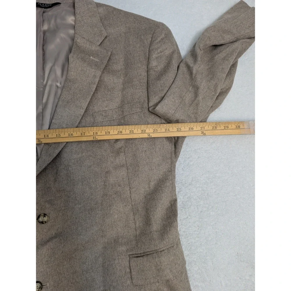 Joseph A Bank blazer 52L Taupe Tan Gray 100% Cashmere‎ Sport coat Single Vent